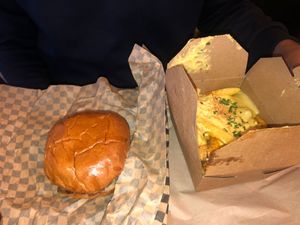 Food  at Rudy's Dirty Vegan Diner in North West London