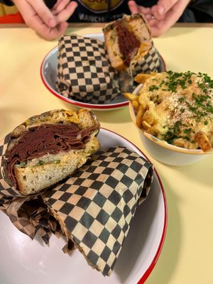 Dirty Reuben. f**kin A!   at Rudy's Dirty Vegan Diner in North West London
