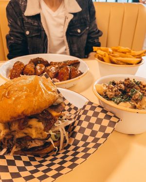   at Rudy's Dirty Vegan Diner in North West London