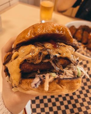   at Rudy's Dirty Vegan Diner in North West London