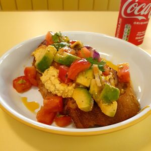 EGGZ AVOCADO TOAST at Rudy's Dirty Vegan Diner in North West London
