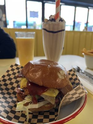   at Rudy's Dirty Vegan Diner in North West London