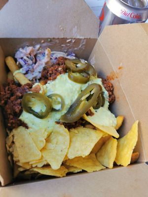 🌶 Fries at Rudy's Dirty Vegan Diner in North West London