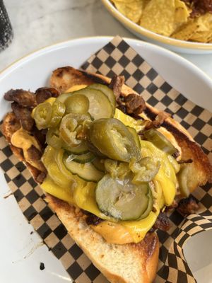   at Rudy's Dirty Vegan Diner in North West London