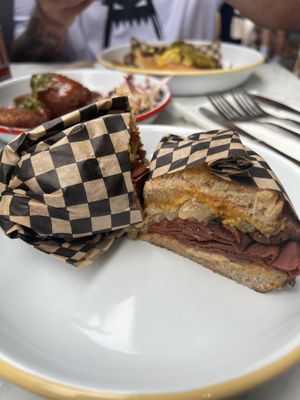 Rueben   at Rudy's Dirty Vegan Diner in North West London