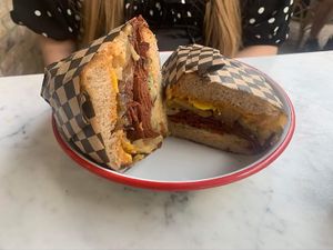 Rueben   at Rudy's Dirty Vegan Diner in North West London