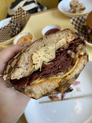   at Rudy's Dirty Vegan Diner in North West London