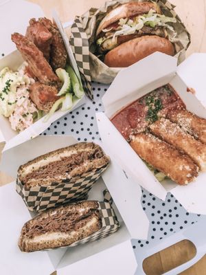 . at Rudy's Dirty Vegan Diner in North West London