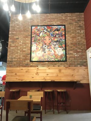 Lovely place at Rudy's Dirty Vegan Diner in North West London