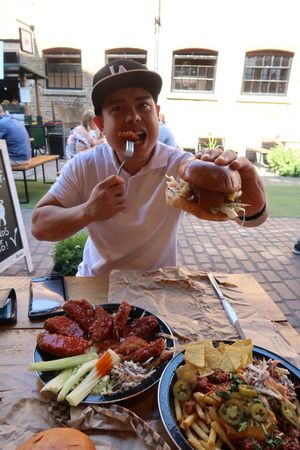 Love love this place at Rudy's Dirty Vegan Diner in North West London