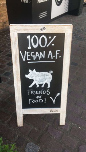 💗 at Rudy's Dirty Vegan Diner in North West London