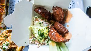 Wings at Rudy's Dirty Vegan Diner in North West London