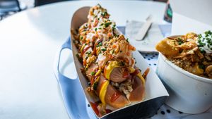 Dirty Dog at Rudy's Dirty Vegan Diner in North West London