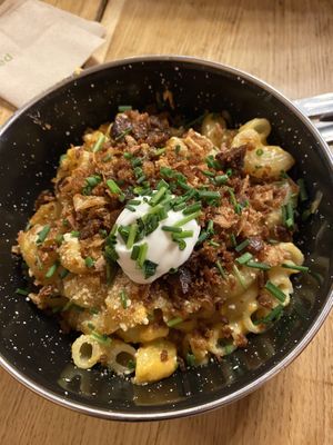 Mac & cheese at Rudy's Dirty Vegan Diner in North West London