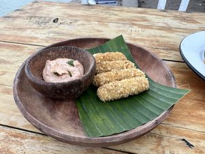 Taro “cheeze"  at Pituq Cafe in 