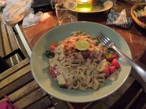 Sesame  noodles  at Pituq Cafe in 