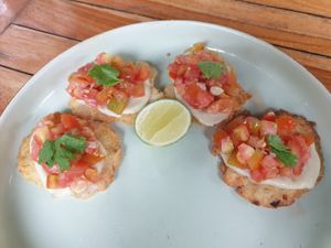 Rosti snack 45k rp: good, crispy and fresh at Pituq Cafe in 