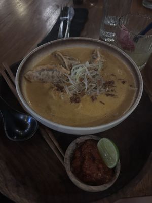 laksa wonton  at Pituq Cafe in 