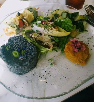 Amazing suprise plate at Organic Vision in Oostende