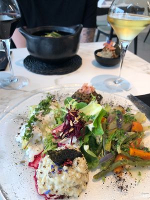 Vegan dish of the day at Organic Vision in Oostende