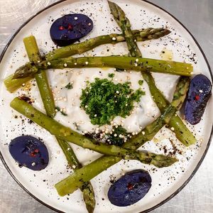 Asparagus at Organic Vision in Oostende