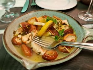 Shiitake À Bulhão Pato at Remedio Santo Campo Alegre in Porto