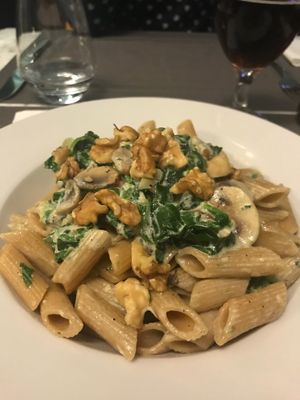 Strogonoff de cogumelos e espinafres (vegan) at Remedio Santo Campo Alegre in Porto