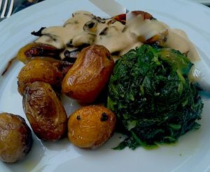 Seitan Steak at Remedio Santo Campo Alegre in Porto