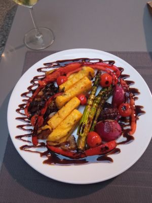 The Polenta dish at Remedio Santo Campo Alegre in Porto