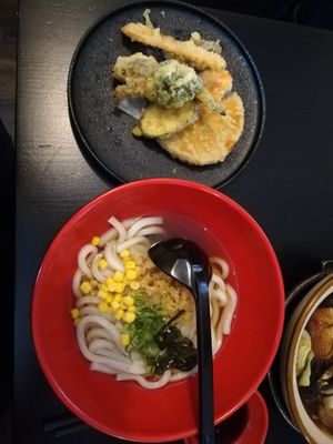 Tempura Udon Soup at Komatsu Japanese Cuisine in South Hobart