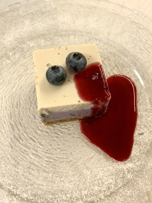 Cheesecake al mirtillo   at Trattoria Glisenti in Marone