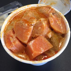 Tofu & sweet potato massaman curry at Hungry Buddha in Guildford