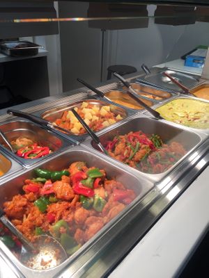 Food options at Hungry Buddha in Guildford