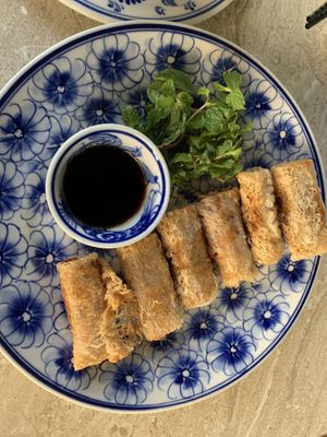 Spring rolls  at Citronella in Hoi An