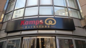 Front of the store at Kamps in Berlin
