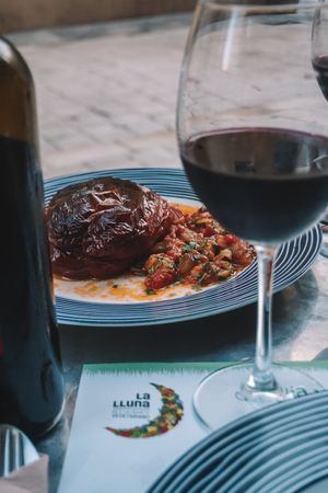 Filled paprika at La Lluna in Valencia
