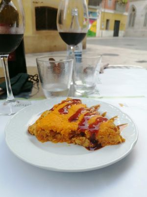 Carrot cake at La Lluna in Valencia
