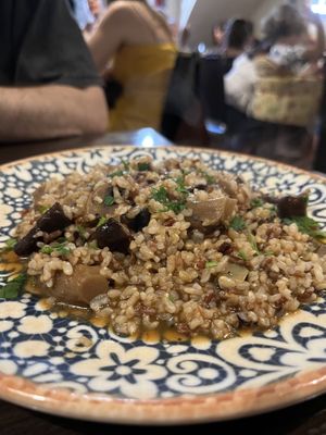 Arroz con setas   at La Lluna in Valencia