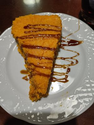 A quirky dessert at La Lluna in Valencia