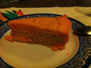 carrot cake at La Lluna in Valencia