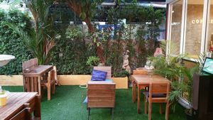 undercover seating at Massaman House in Chiang Mai