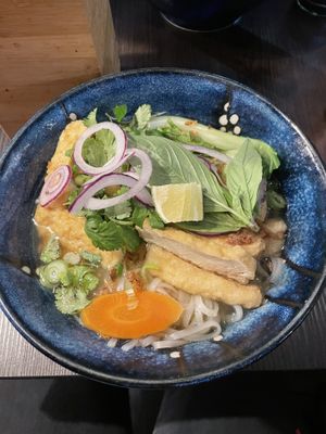 Vegane Reisbandnudelsuppe  at Pho Saigon Street Nudelhaus in Muenster