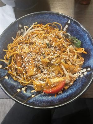 4e. Gebratene Nudeln mit Tofu  at Pho Saigon Street Nudelhaus in Muenster