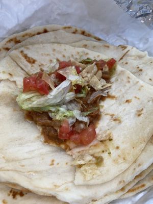 Taco at Chuy's in Shenandoah