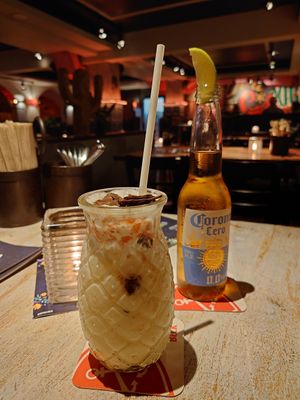 Coconut Kiss and Corona cero at Enchilada in Bremen