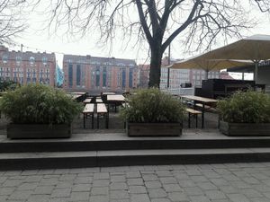 outdoor seating at Enchilada in Bremen