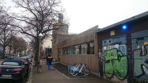 Outside at LAB Kitchen in Berlin