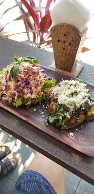 pizza at Cacao Flow in Jimbaran