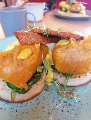 Tofu Benedict at Birdhouse in Sheffield