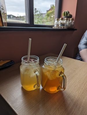Vegan iced teas at Birdhouse in Sheffield